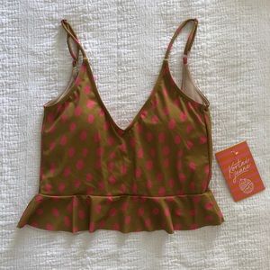 Kortni Jeane scoop back swim top